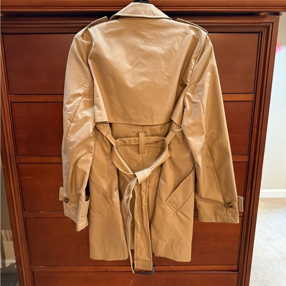 Zara Classic Beige Trench Coat - Picture 4 of 5